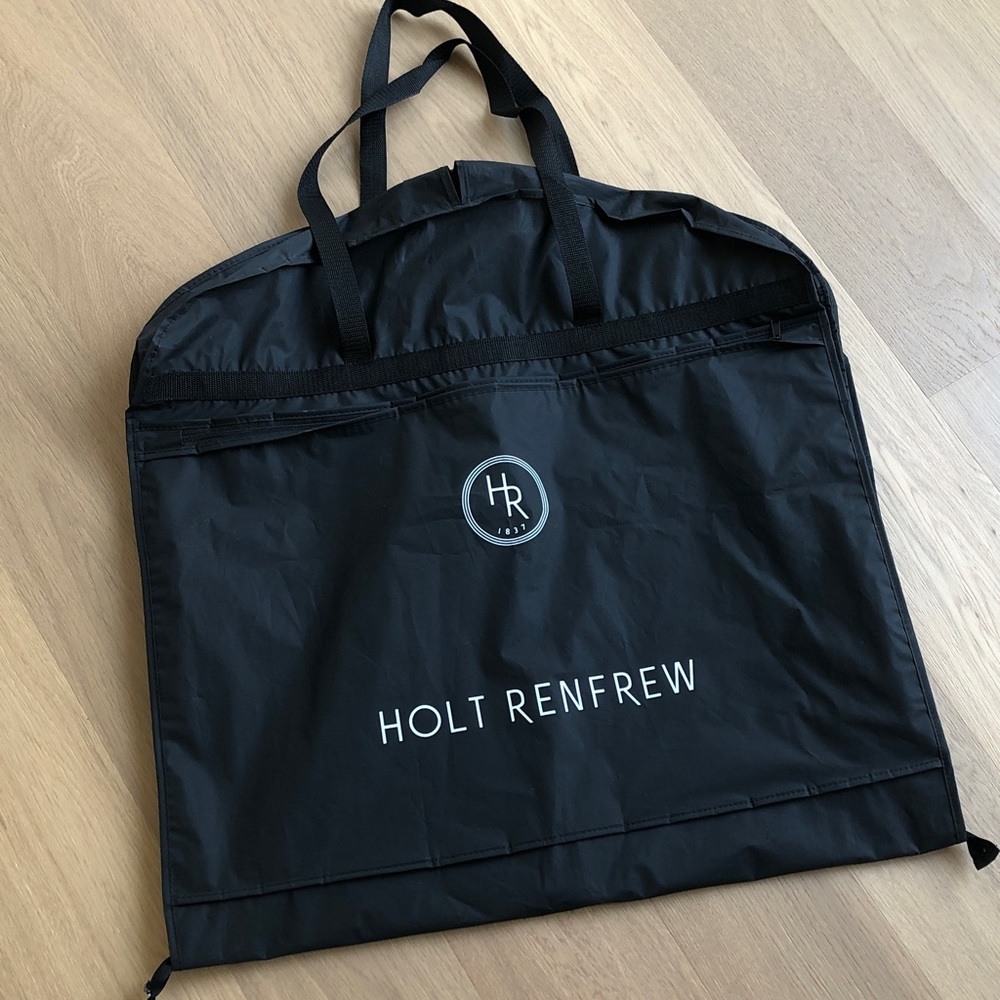 HOLT RENFREW Garment Bag / Storage Bag / Suit or Dress Dust Cover
